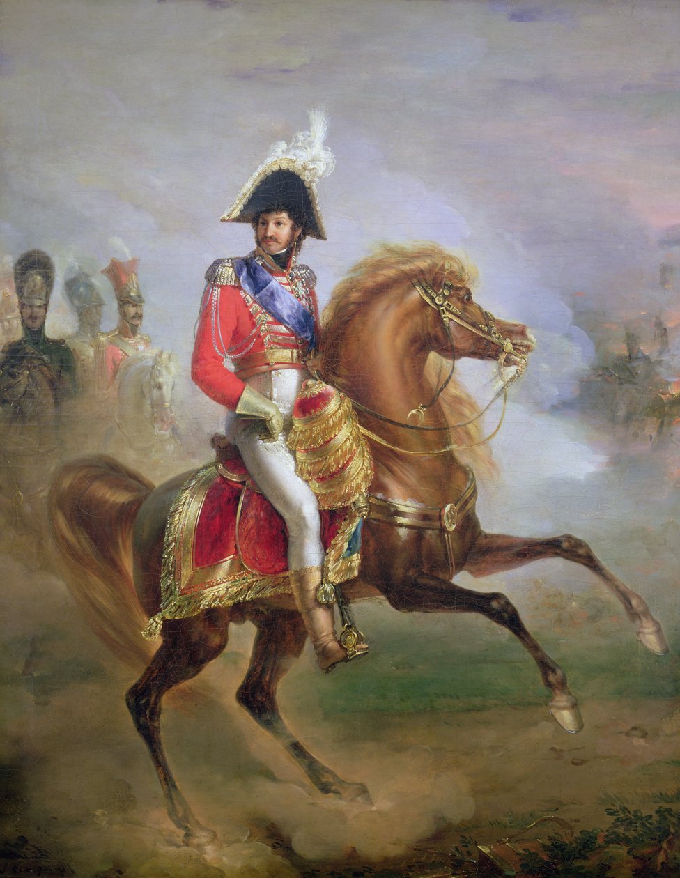 Joachim Murat (1767-1815) on Horseback, 1814-15 by Joseph Franque