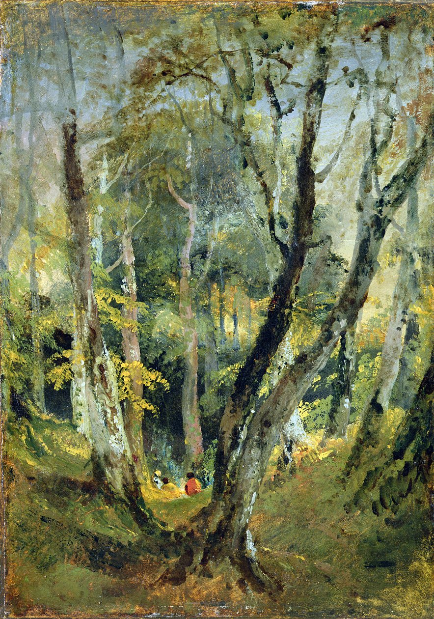 A Beech Wood with Gypsies seated in the Distance by Joseph Mallord William Turner