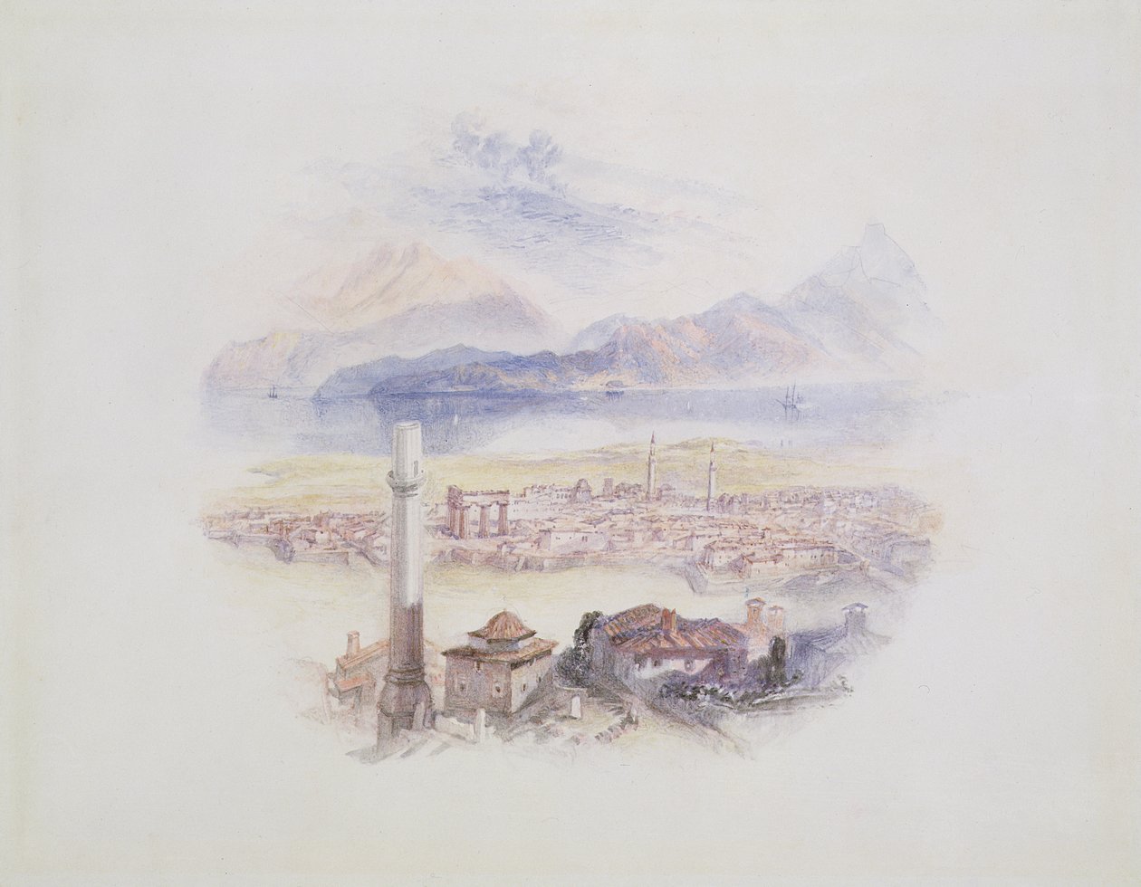Corinth, from the Acropolis (Illustration from 