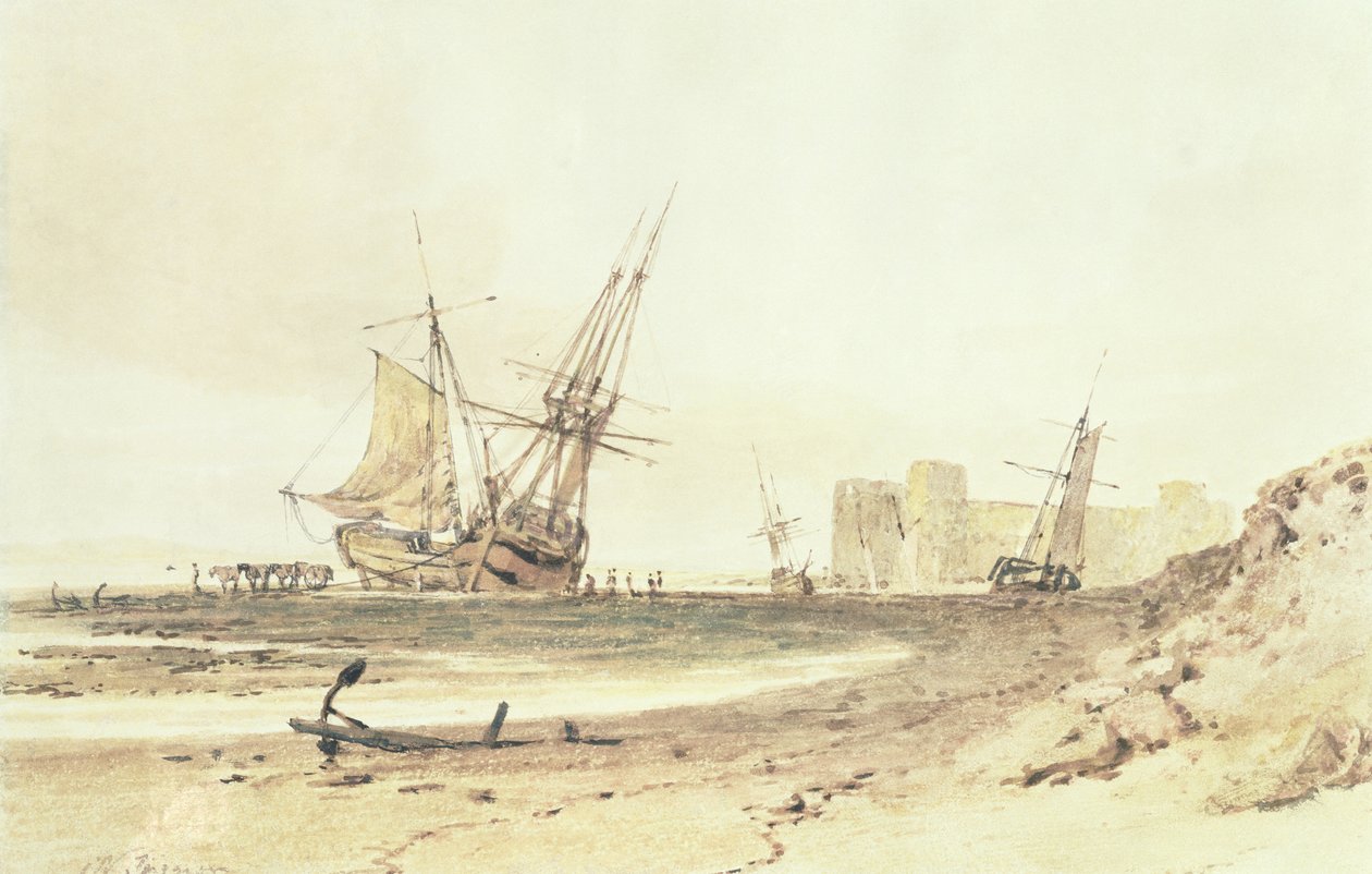 Flint Castle, Wales by Joseph Mallord William Turner