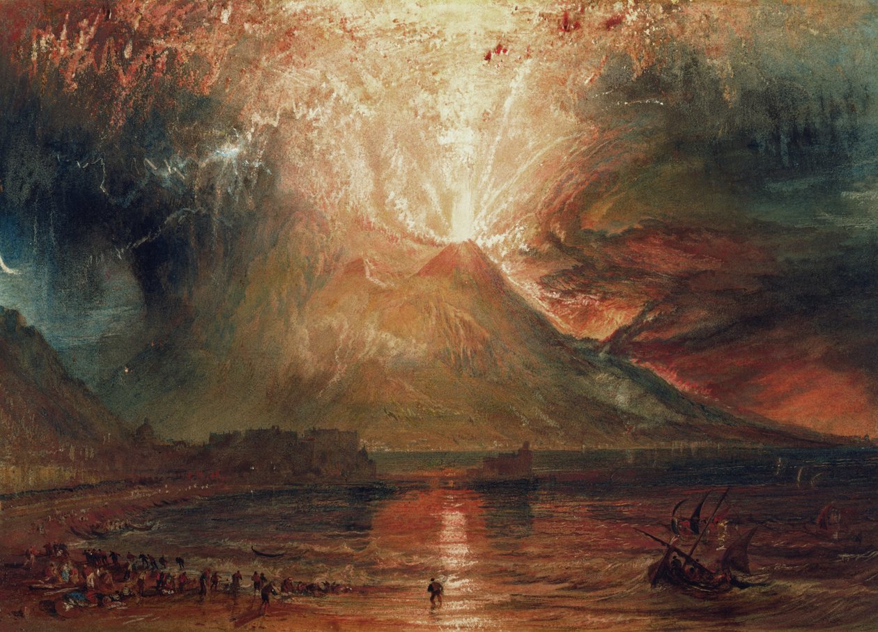 Mount Vesuvius in Eruption by Joseph Mallord William Turner