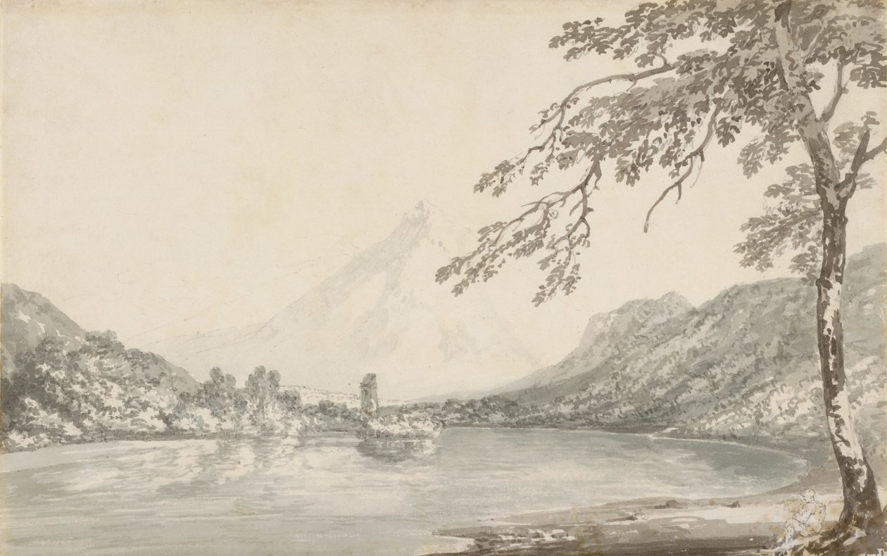 On the Aar between Unterseen and Lake of Brienz by Joseph Mallord William Turner