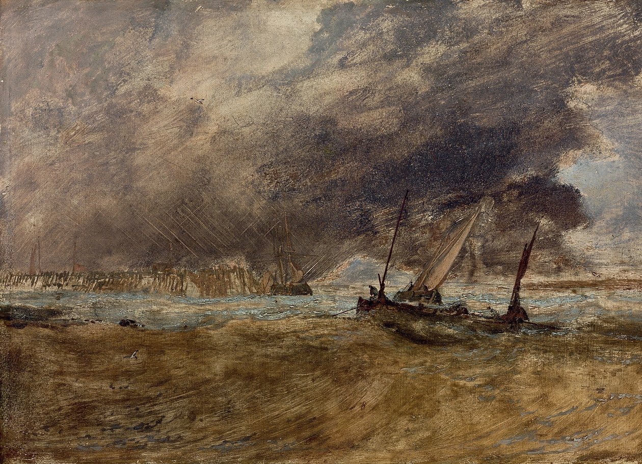 Seapiece with Fishing Boats by Joseph Mallord William Turner
