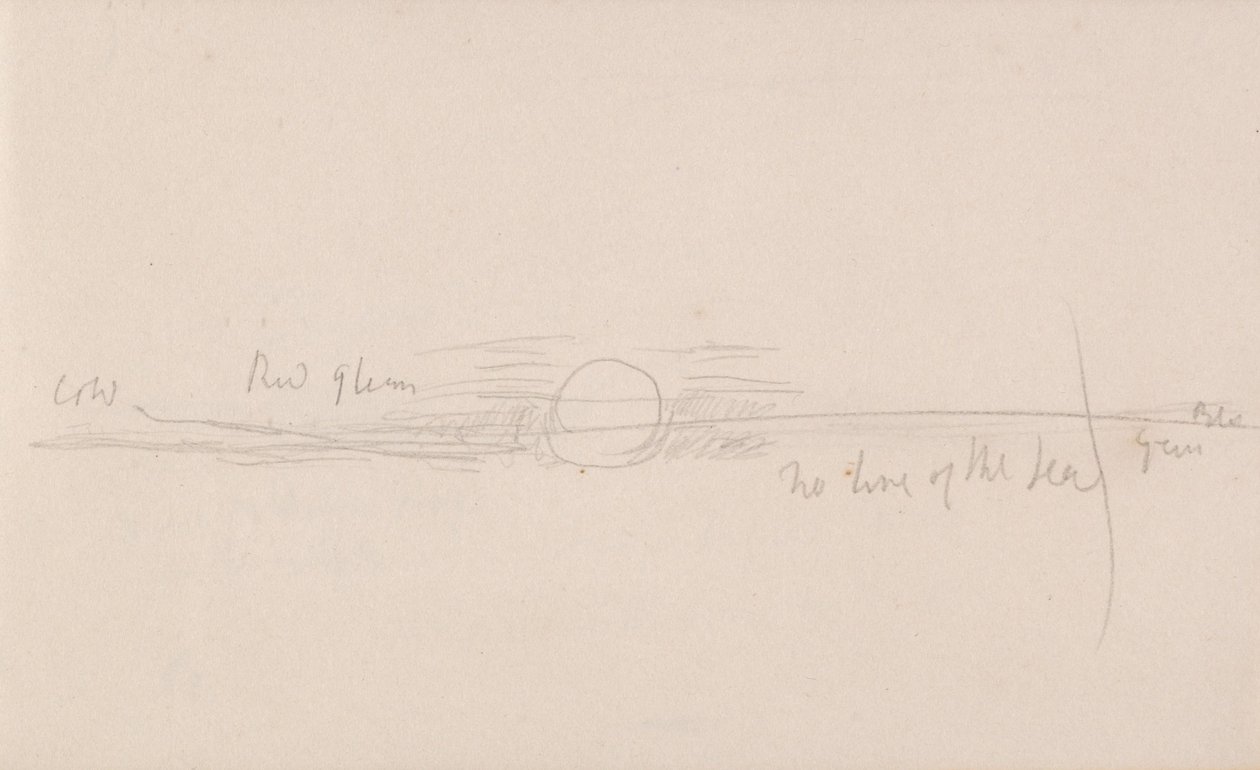 The Channel Sketchbook by Joseph Mallord William Turner