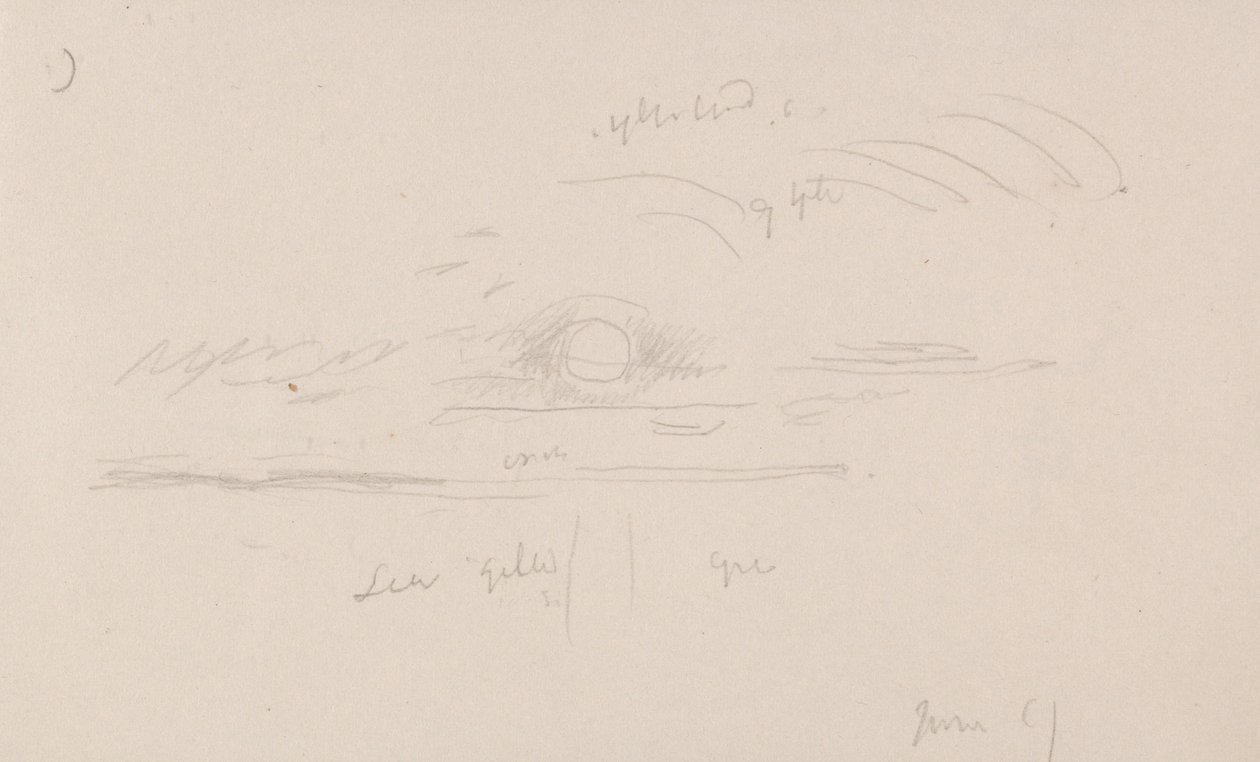 The Channel Sketchbook by Joseph Mallord William Turner