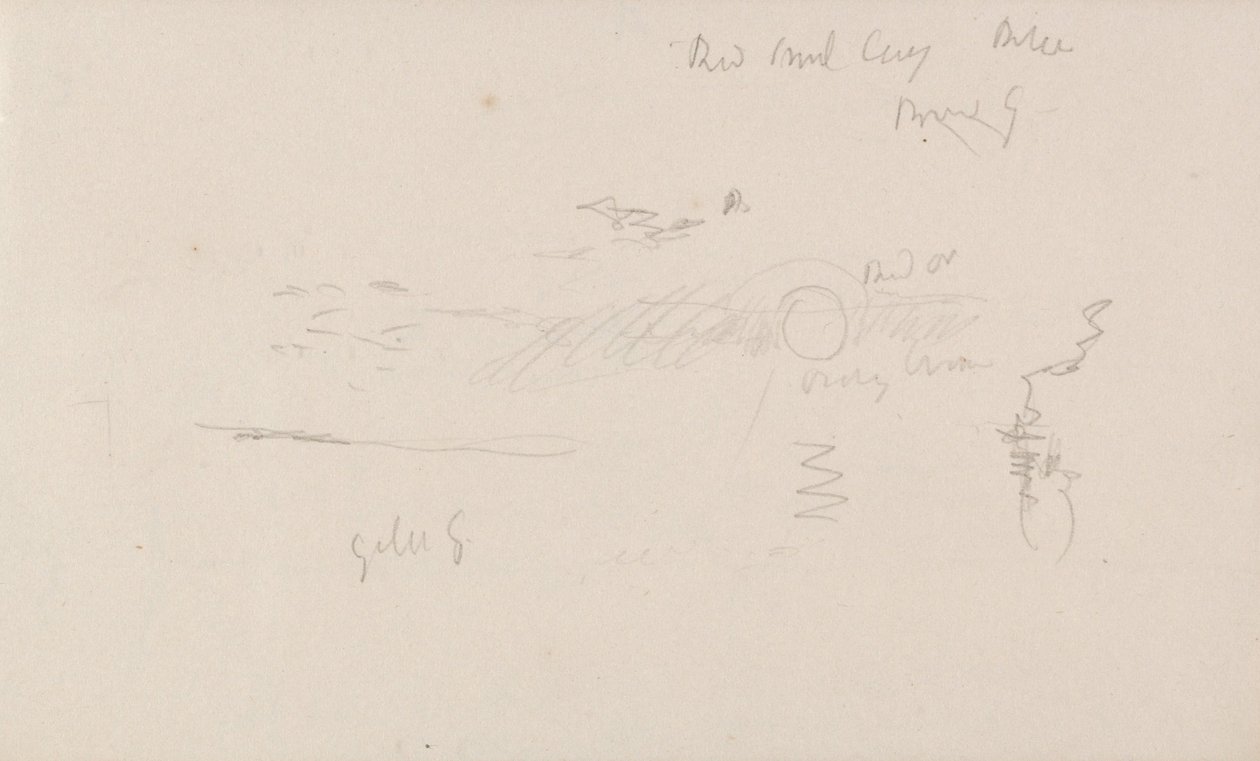 The Channel Sketchbook by Joseph Mallord William Turner