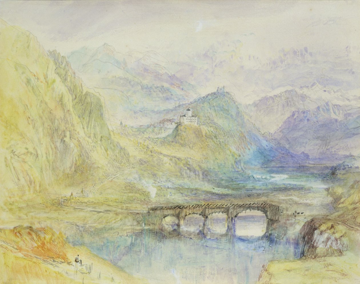 The Domleschg Valley by Joseph Mallord William Turner