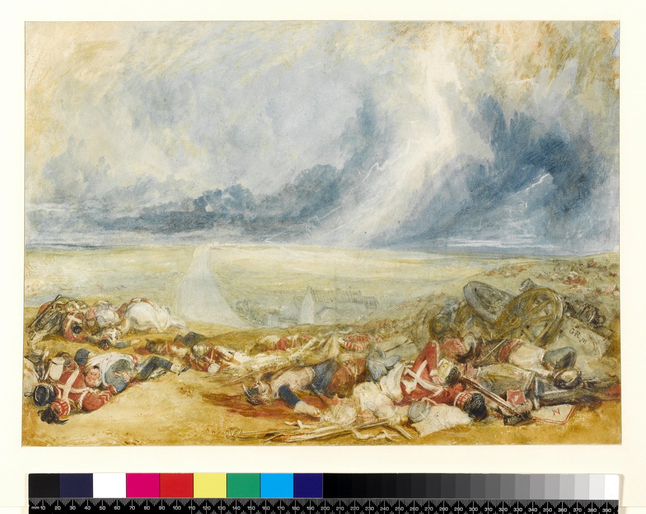The Field of Waterloo, c.1817 by Joseph Mallord William Turner
