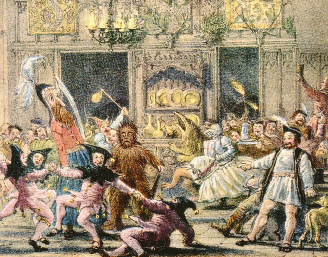 Twelfth Night Tudor Revels by Joseph Nash