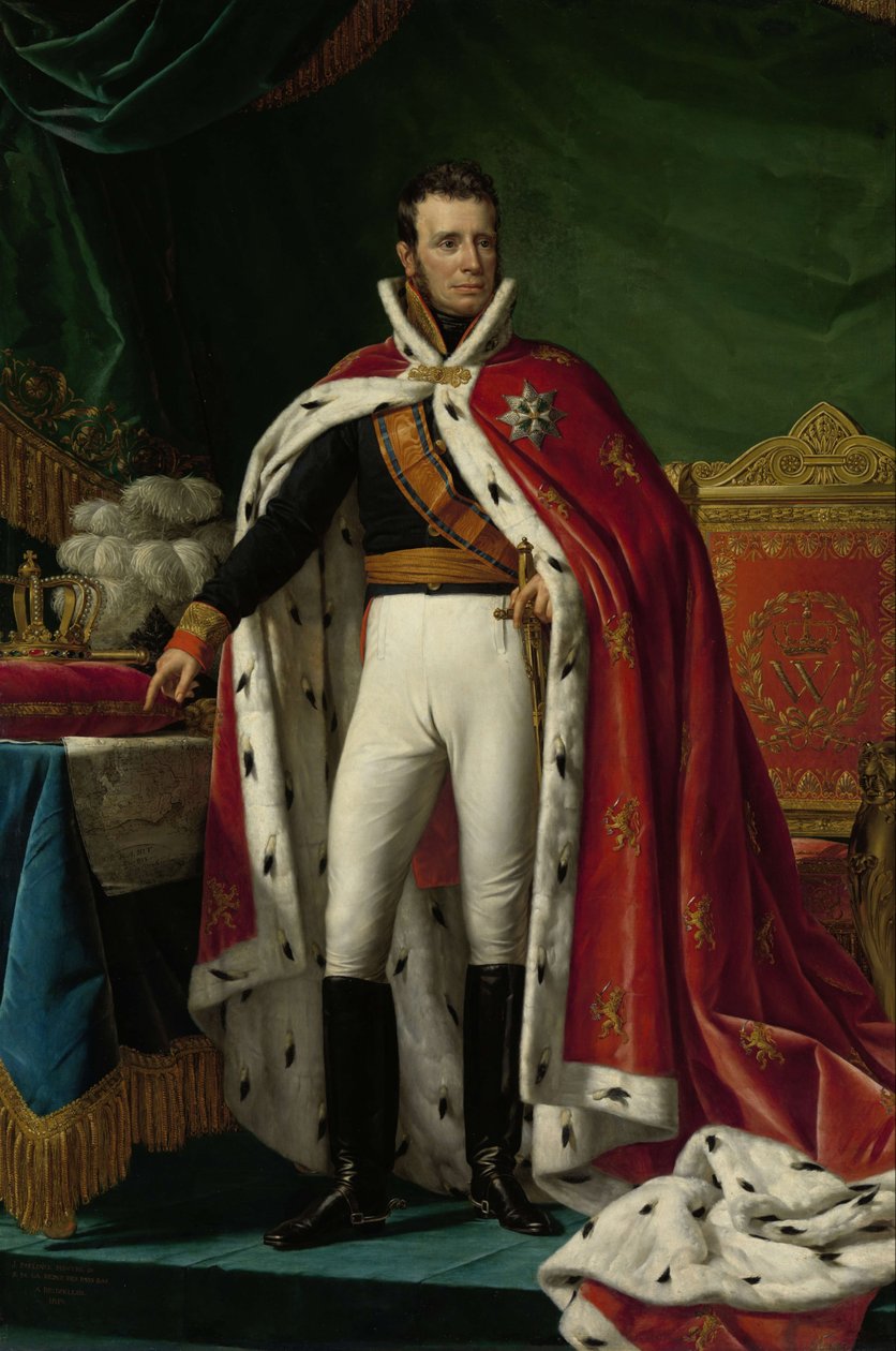Portrait of William I, King of the Netherlands by Joseph Paelinck