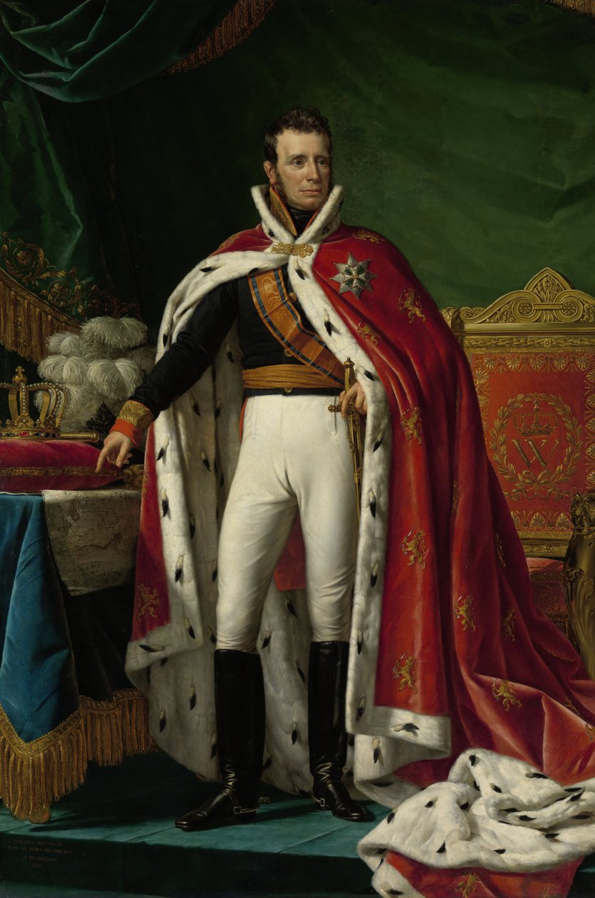 Portrait of William I of the Netherlands, 1819 by Joseph Paelinck