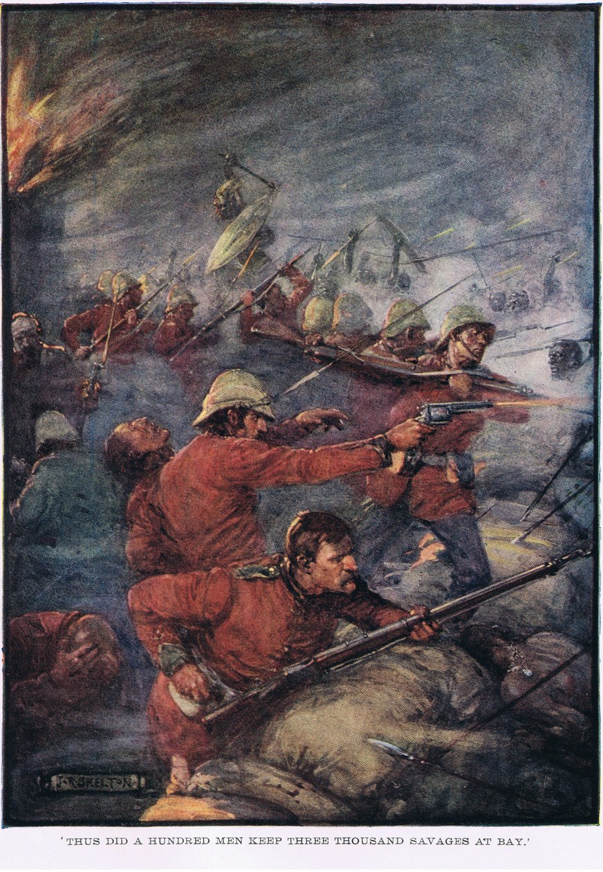 Thus Did One Hundred Men Keep Three Thousand Savages at Bay by Joseph Ratcliffe Skelton