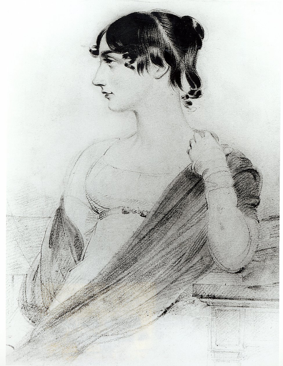 Portrait of Maria Edgeworth (1767-1849) by Joseph Slater