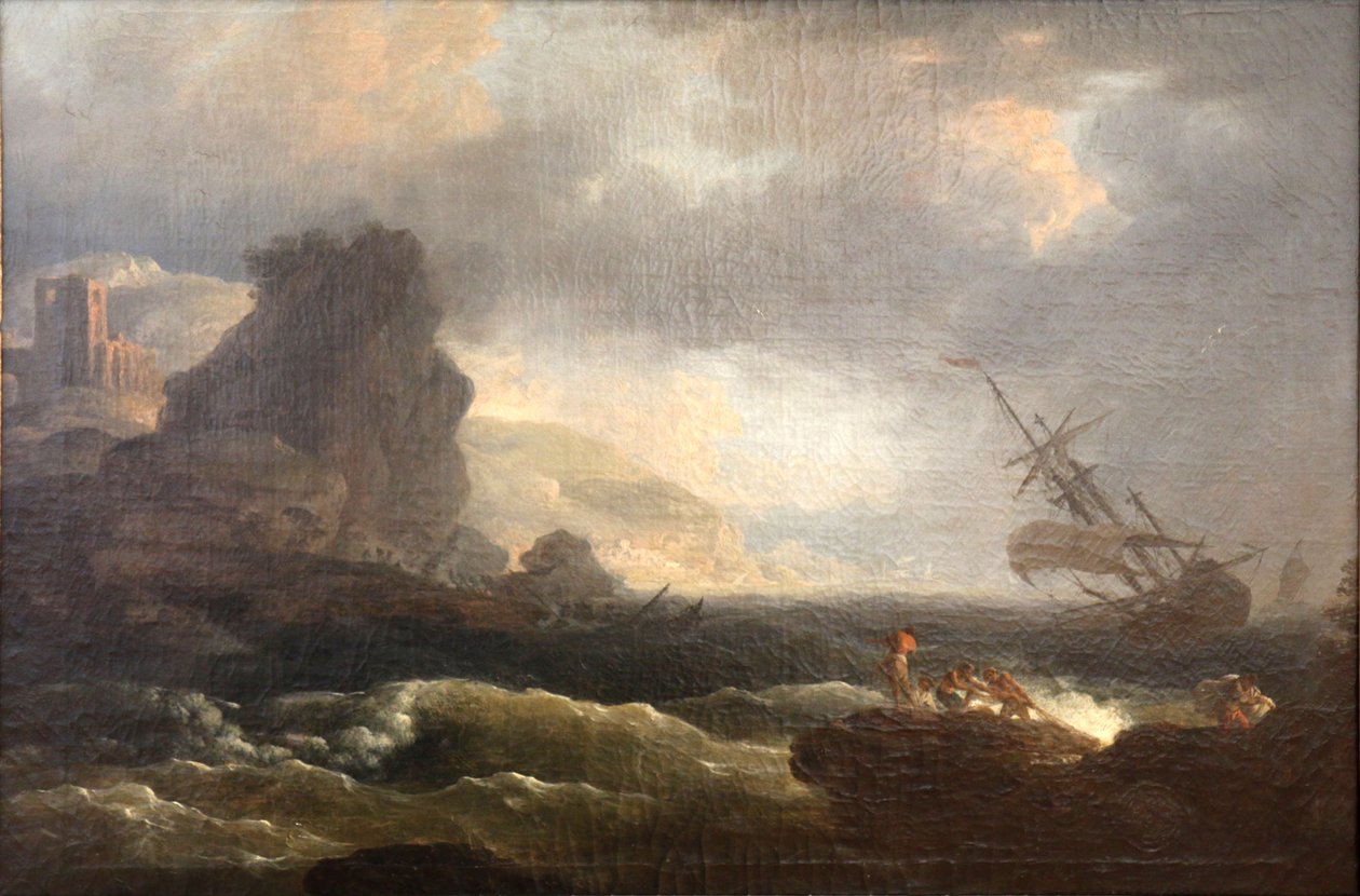 Storm by Claude Joseph Vernet