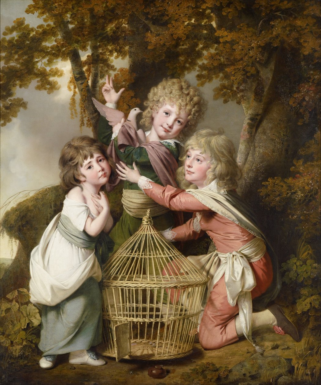 The Synnot Children by Joseph Wright of Derby