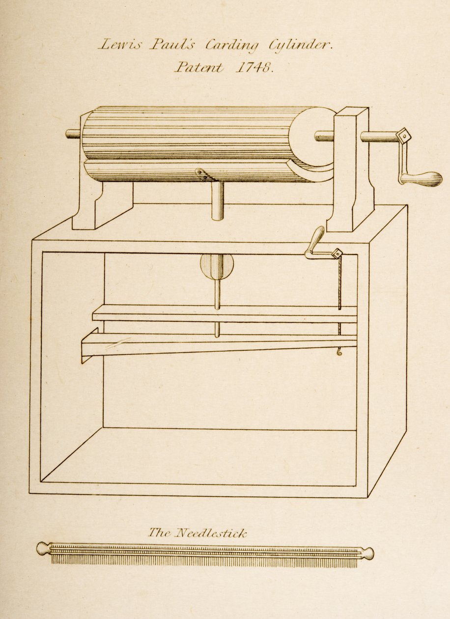 Drawing of Lewis Paul