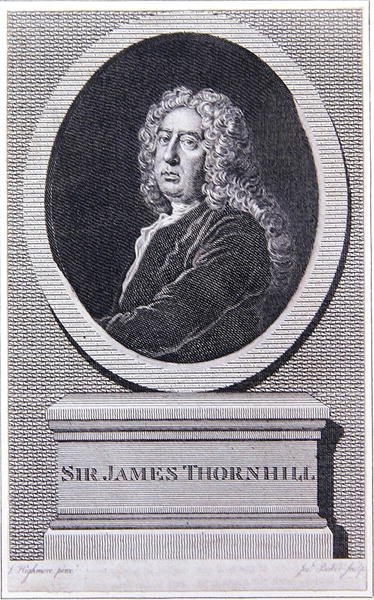 Sir James Thornhill by Joseph (after) Highmore