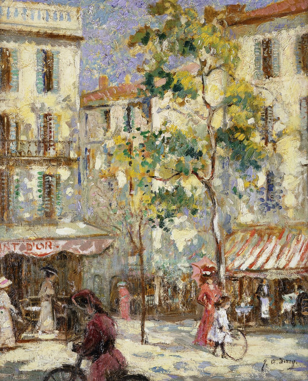 Paris Street Scene by Joseph Alfred Terry
