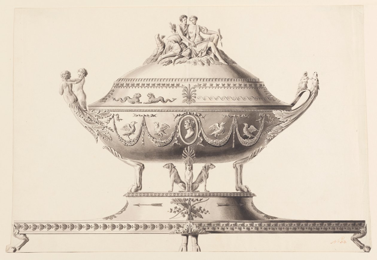 Design for a Tureen by Joseph Anton Seethaler Ii