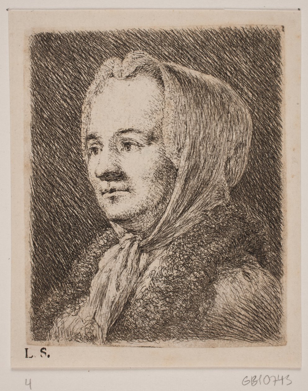 Bust of a Middle-Aged Woman by Joseph Brecheisen