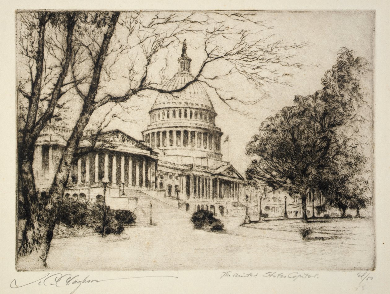 The United States Capitol by Joseph C. Claghorn