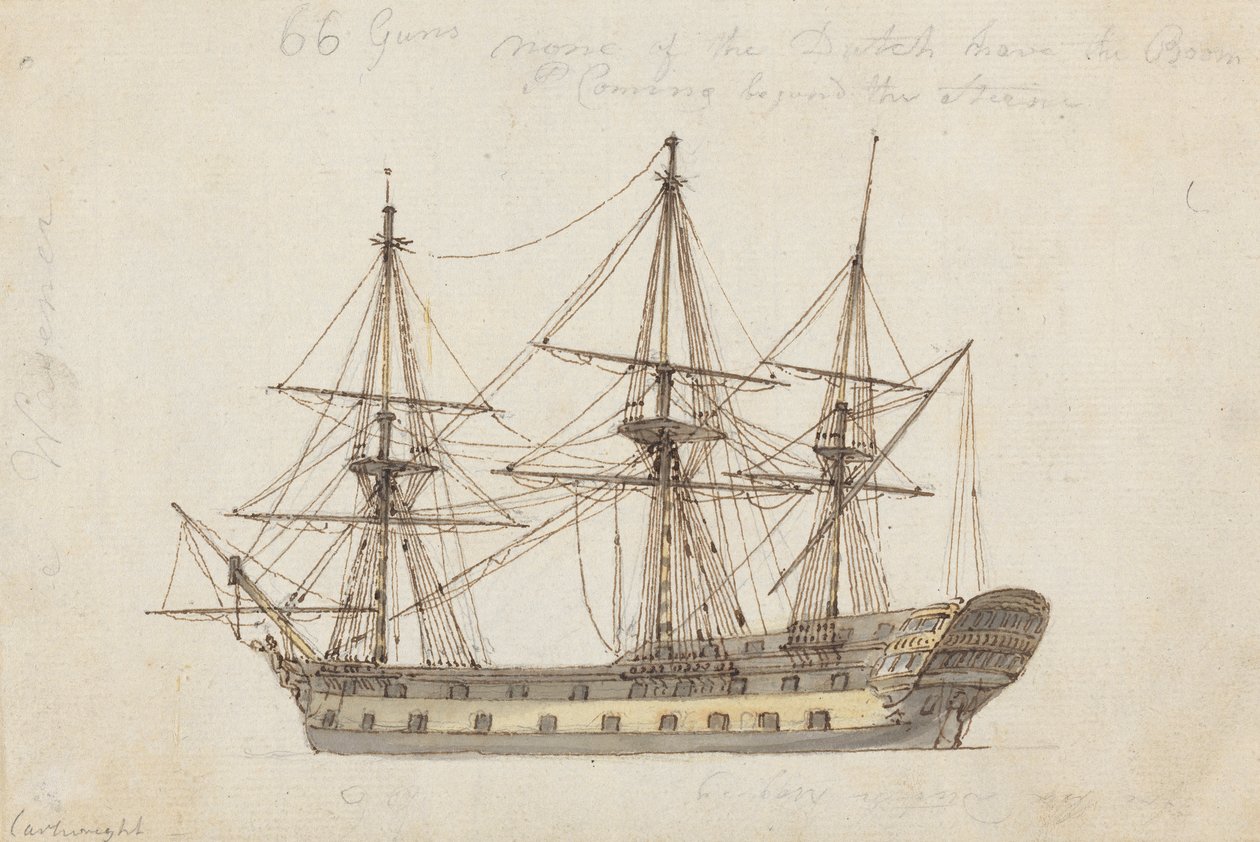 Sixty-six Guns: Single Frigate by Joseph Cartwright