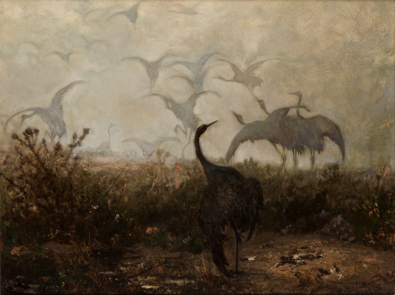 Cranes by Joseph Chelmonski