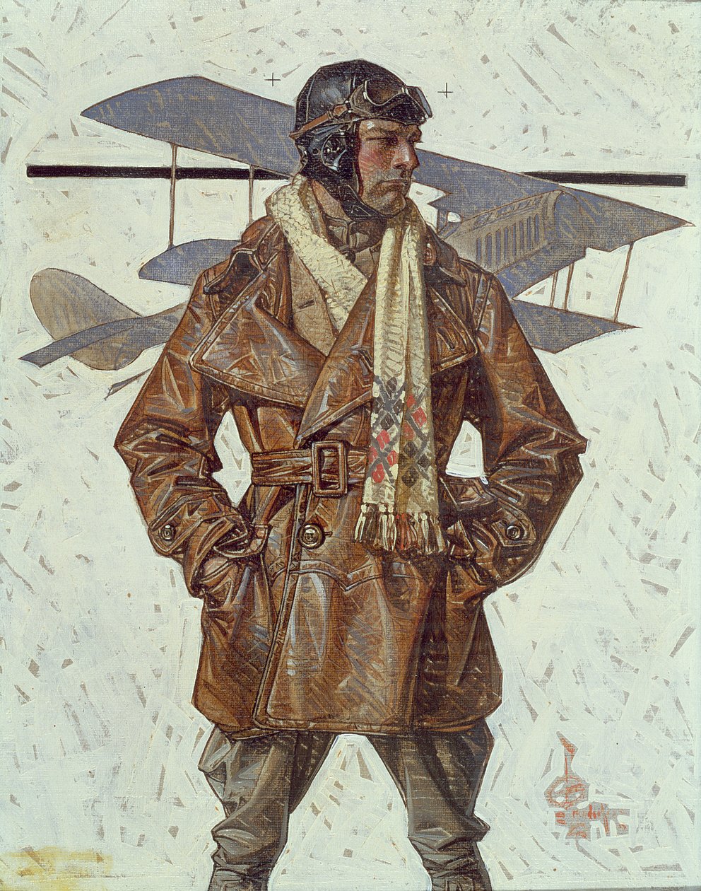 Airforce Pilot by Joseph Christian Leyendecker