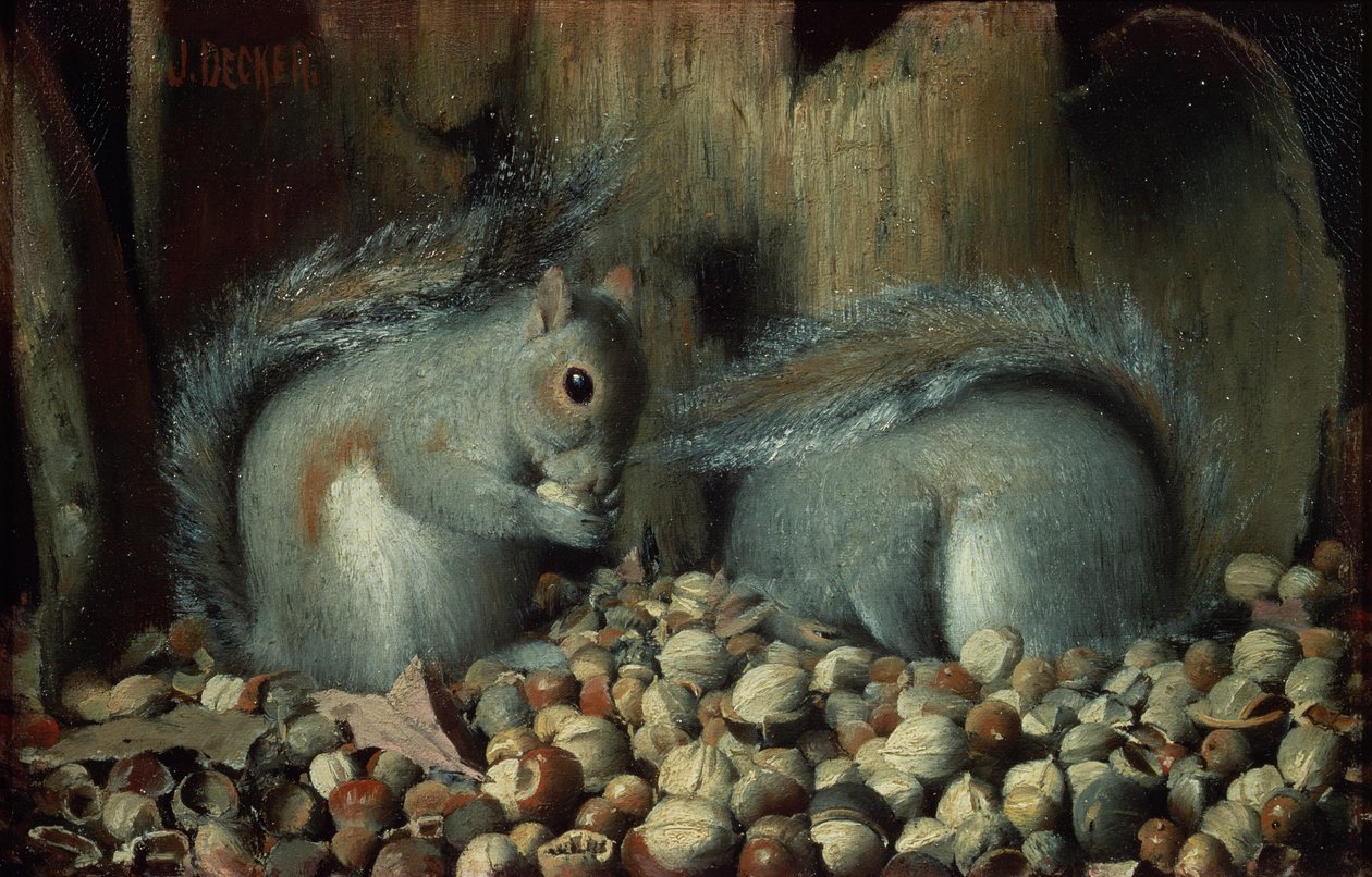 The Gluttons (Squirrels) by Joseph Decker
