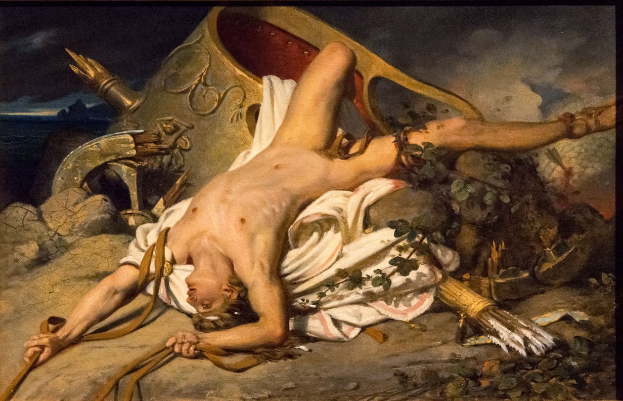 The Death of Hippolytus, 1825 by Joseph Desire Court