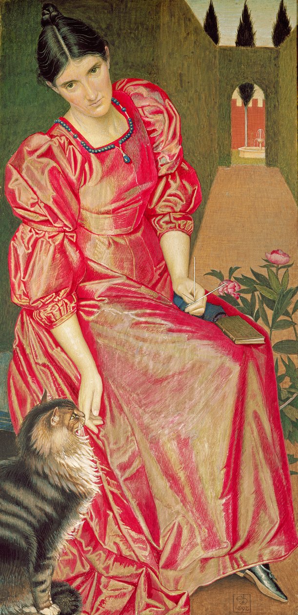 The Enclosed Garden by Joseph Edward Southall