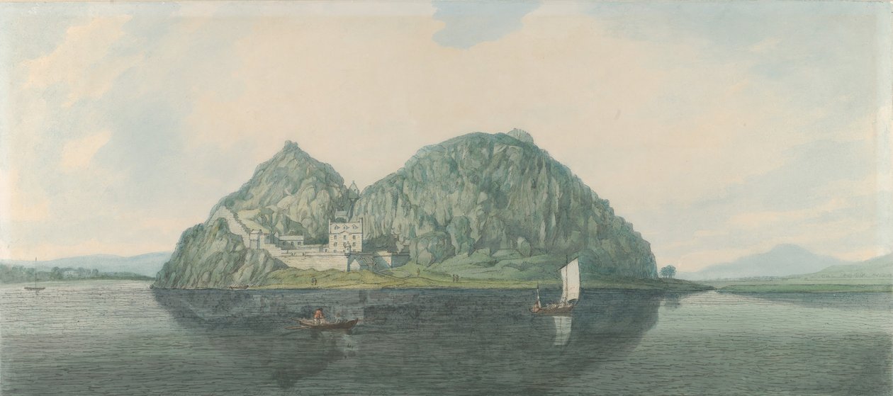 Dumbarton Rock from the South by Joseph Farington