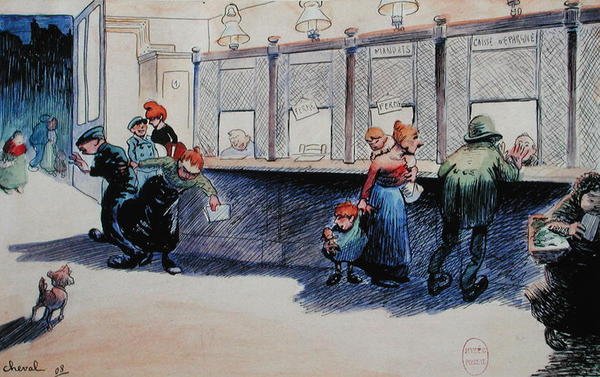 Post Office Counter by Joseph Ferdinand Cheval