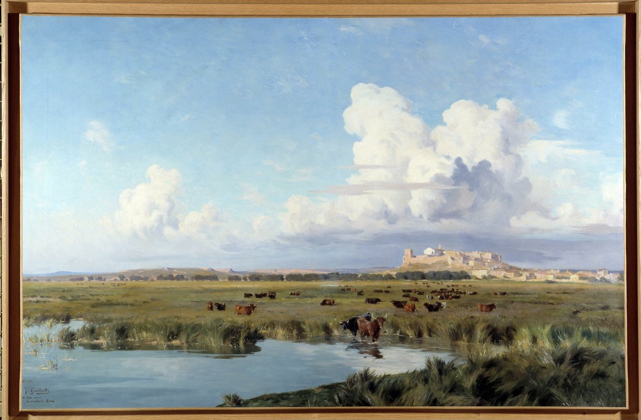Landscape of Camargue by Joseph Garibaldi
