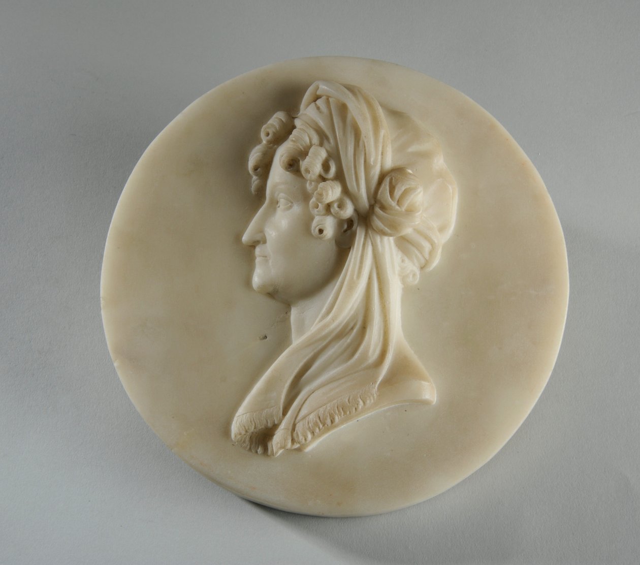 Medallion Portrait of Mrs. Elizabeth Gott by Joseph Gott
