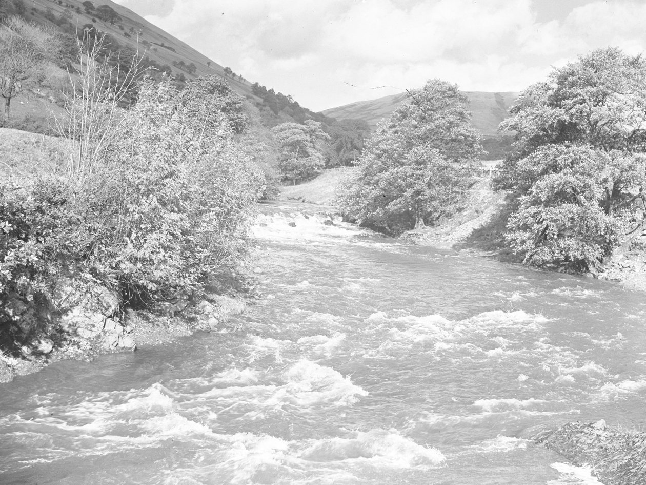 A strong river cutting through the landscape by Joseph Hardman