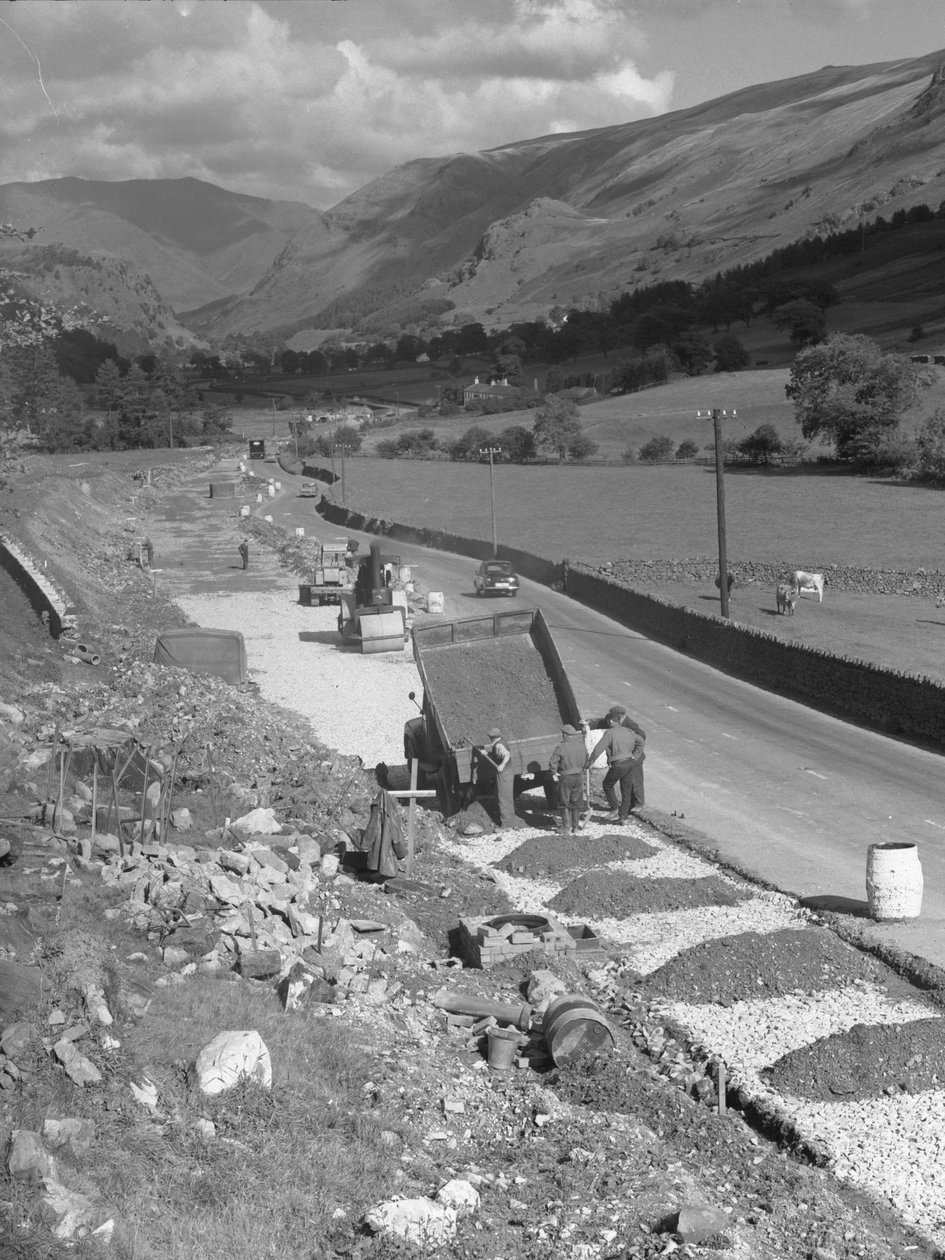 Roadbuilding Near Thirlmere by Joseph Hardman