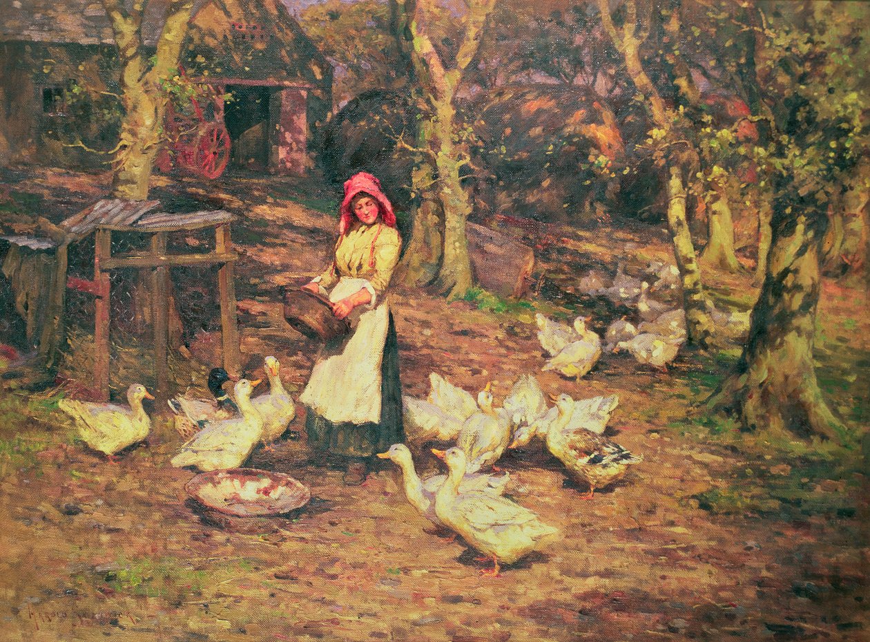 Feeding the Ducks by Joseph Harold Swanwick