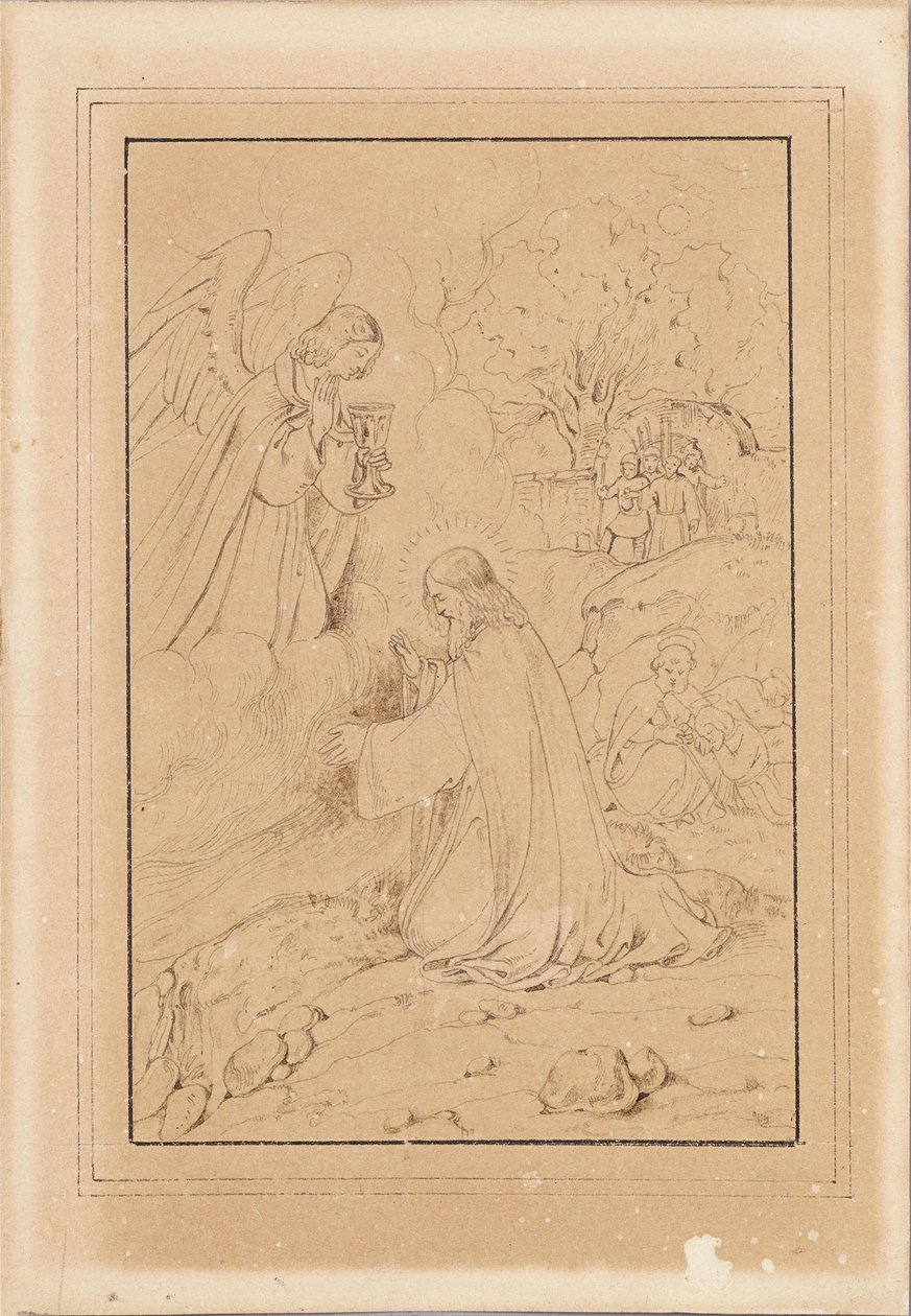 Christ on the Mount of Olives by Joseph Hasslwander