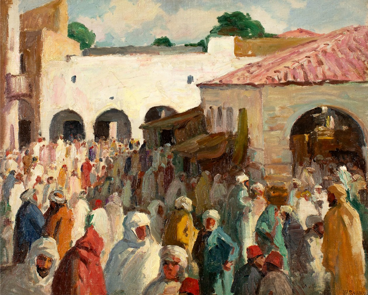 Sidi-bou-Said, Tunisia by Joseph Henry Sharp