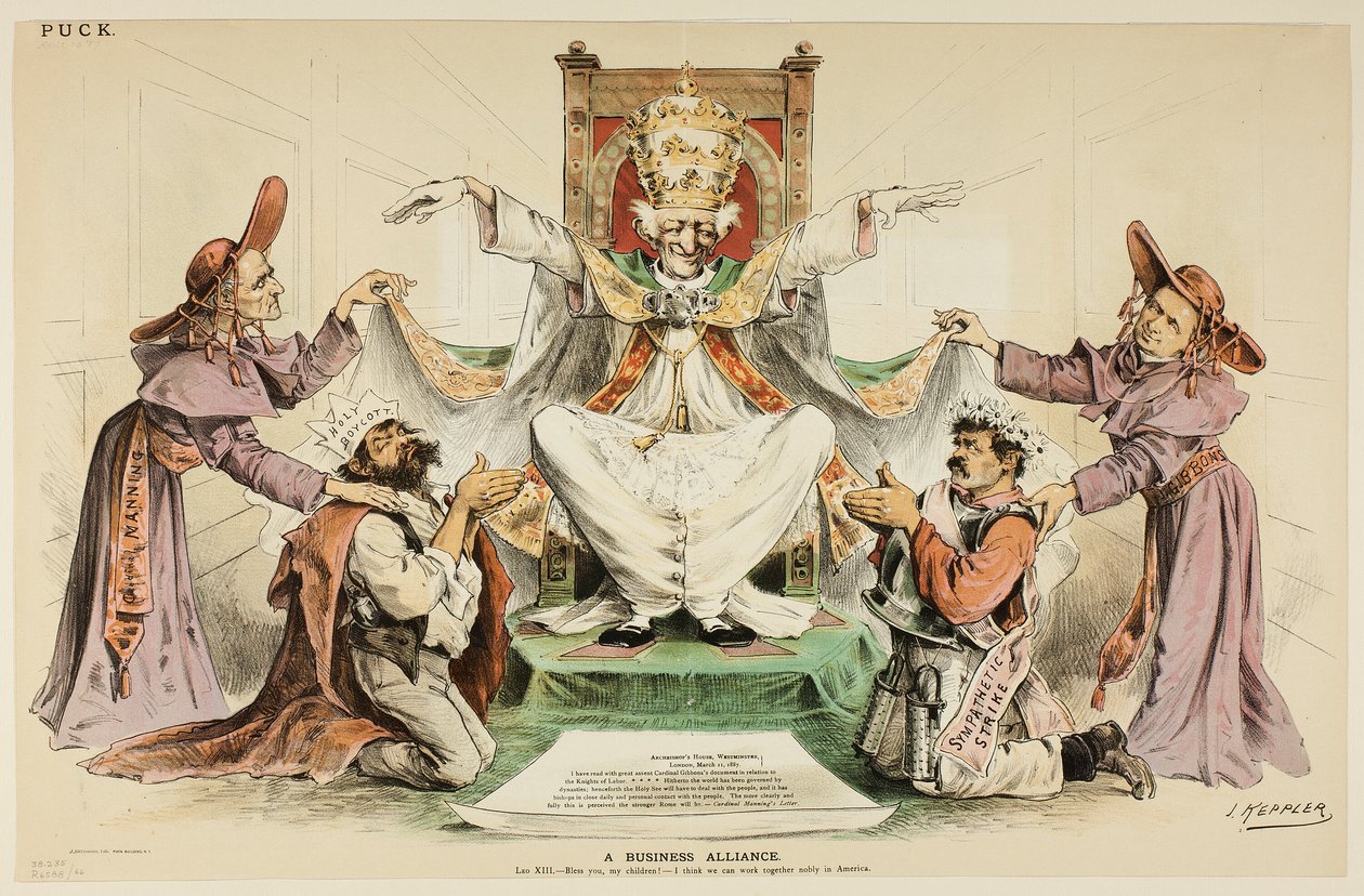 A Business Alliance by Joseph Keppler