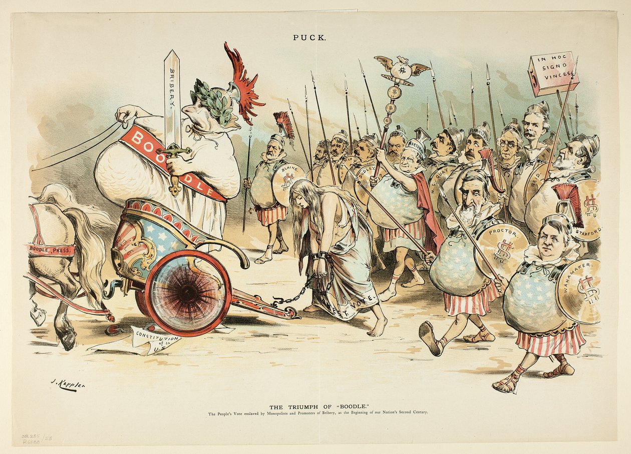 The Triumph of Boodle by Joseph Keppler