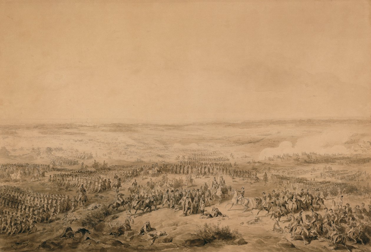 The Battle of Ocana, c.1844 by Joseph Louis Hippolyte Bellange
