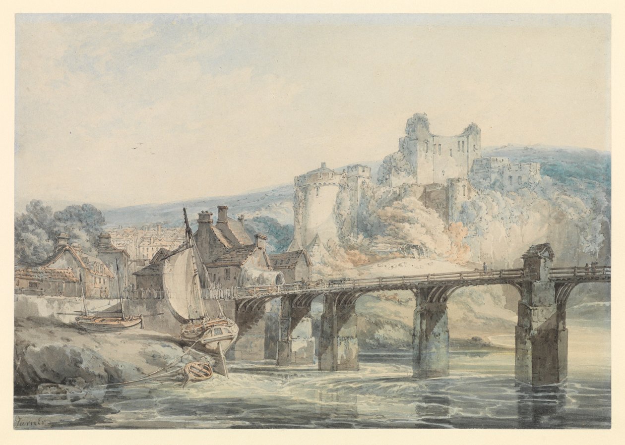 Chepstow Castle by Joseph Mallord William Turner