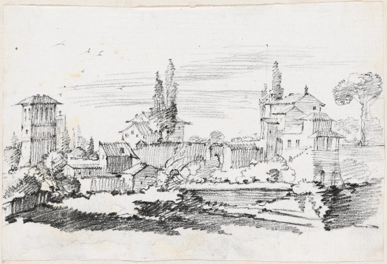 Houses in Italy by Joseph Marie Vien