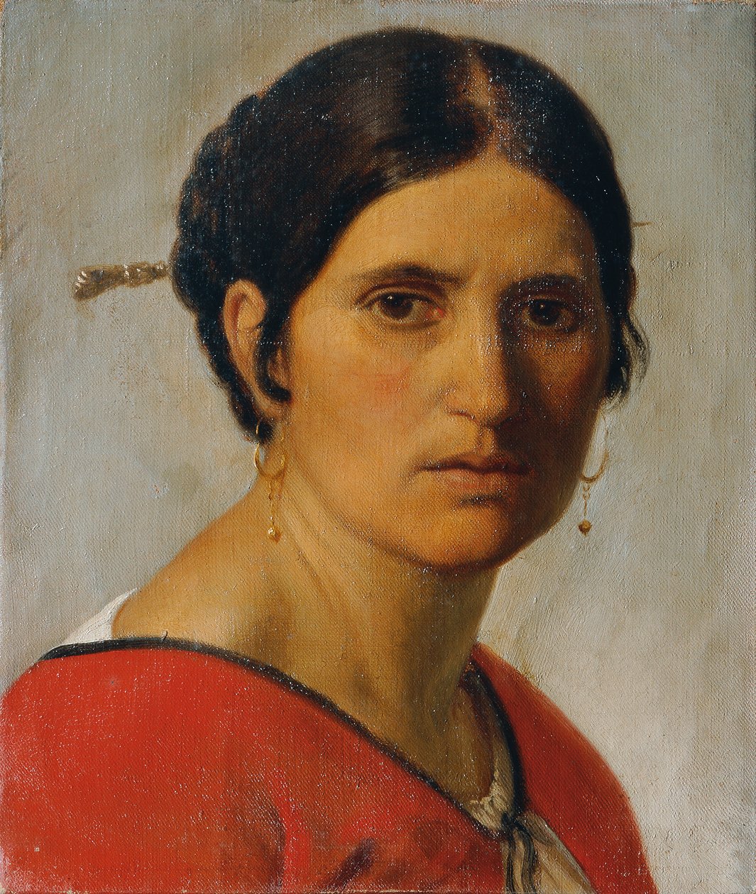 Italian Peasant Woman by Joseph Mathias von Trenkwald