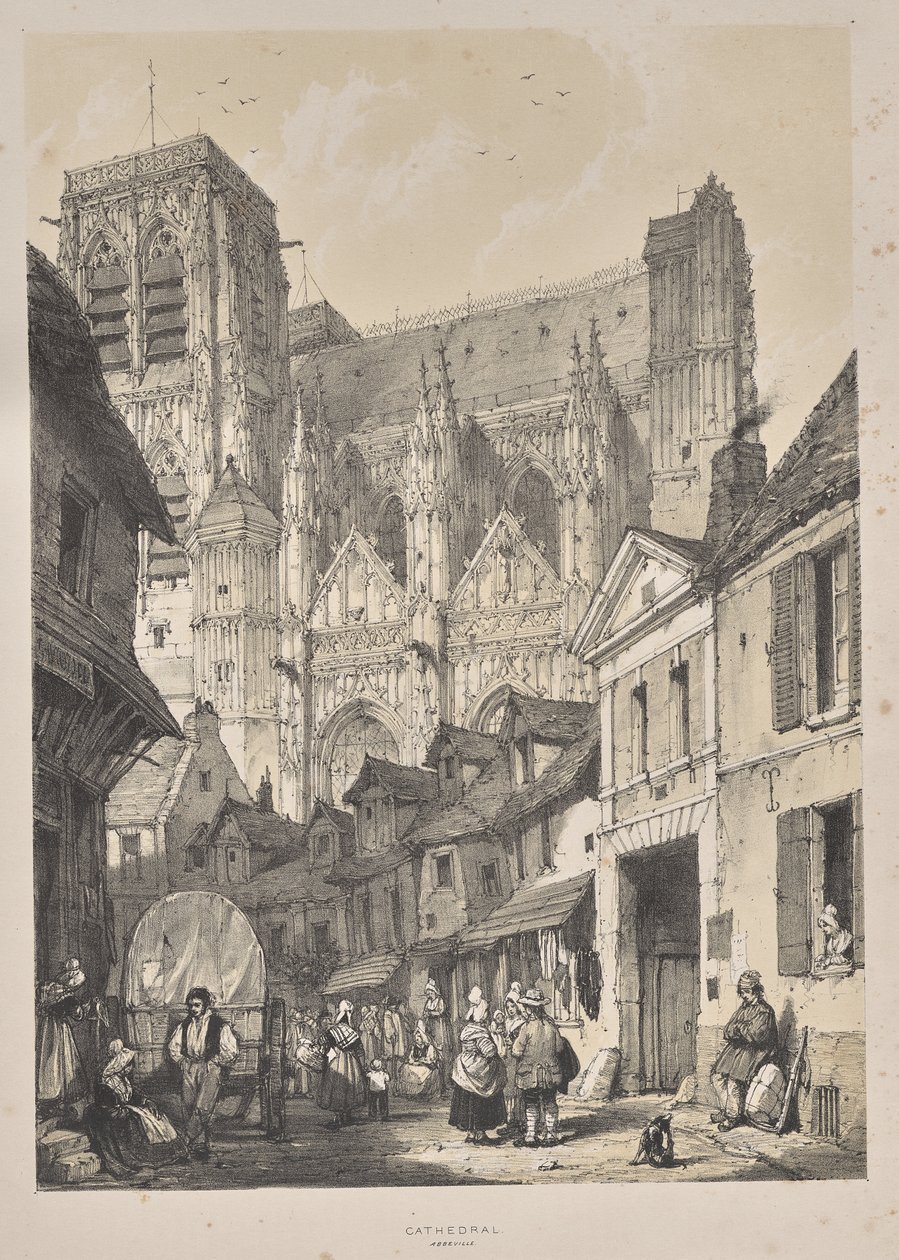 Architecture of the Middle Ages: Cathedral, Abbeville by Joseph Nash