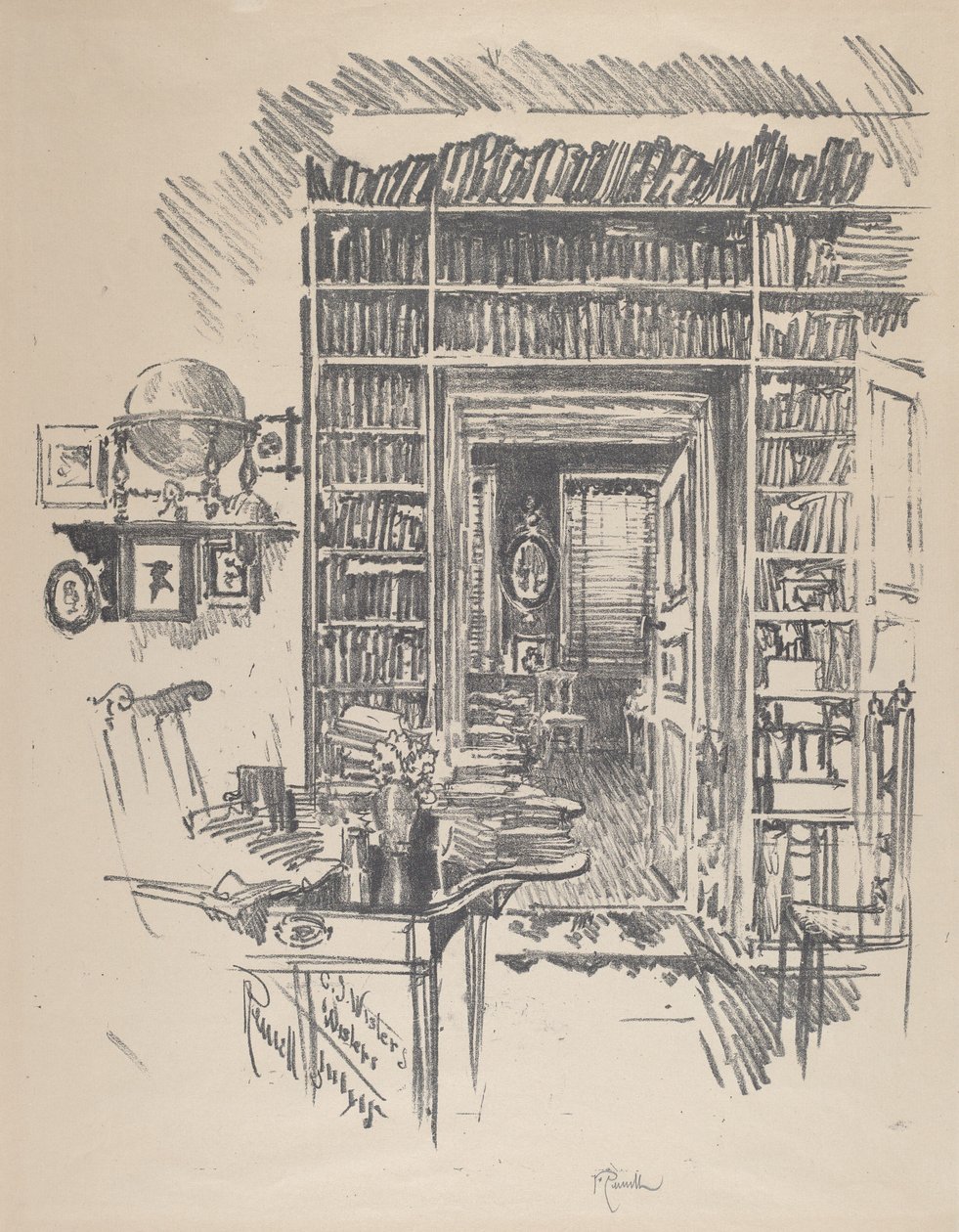 Book-Room at Dr. Wister