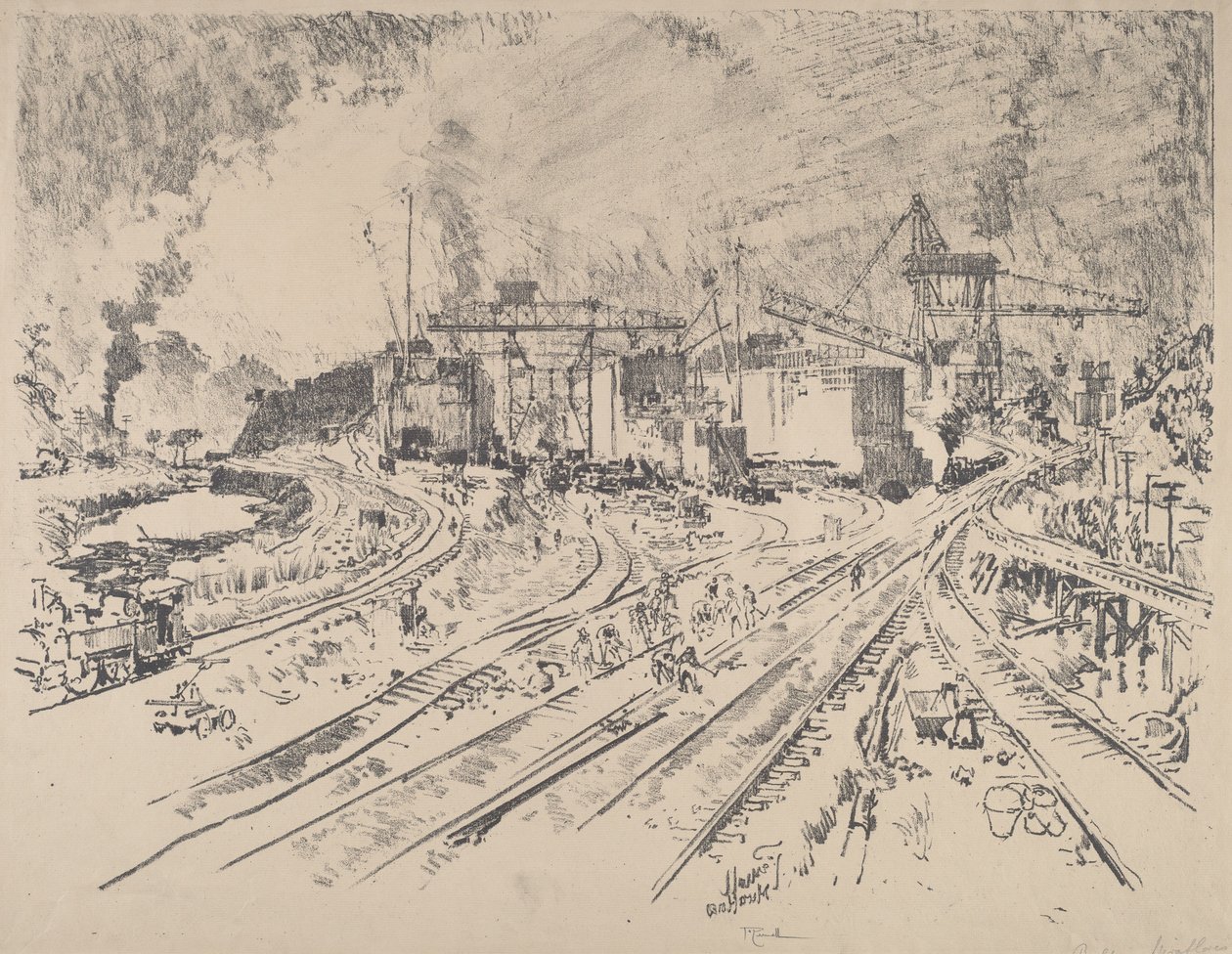 Early Morning, Miraflores by Joseph Pennell
