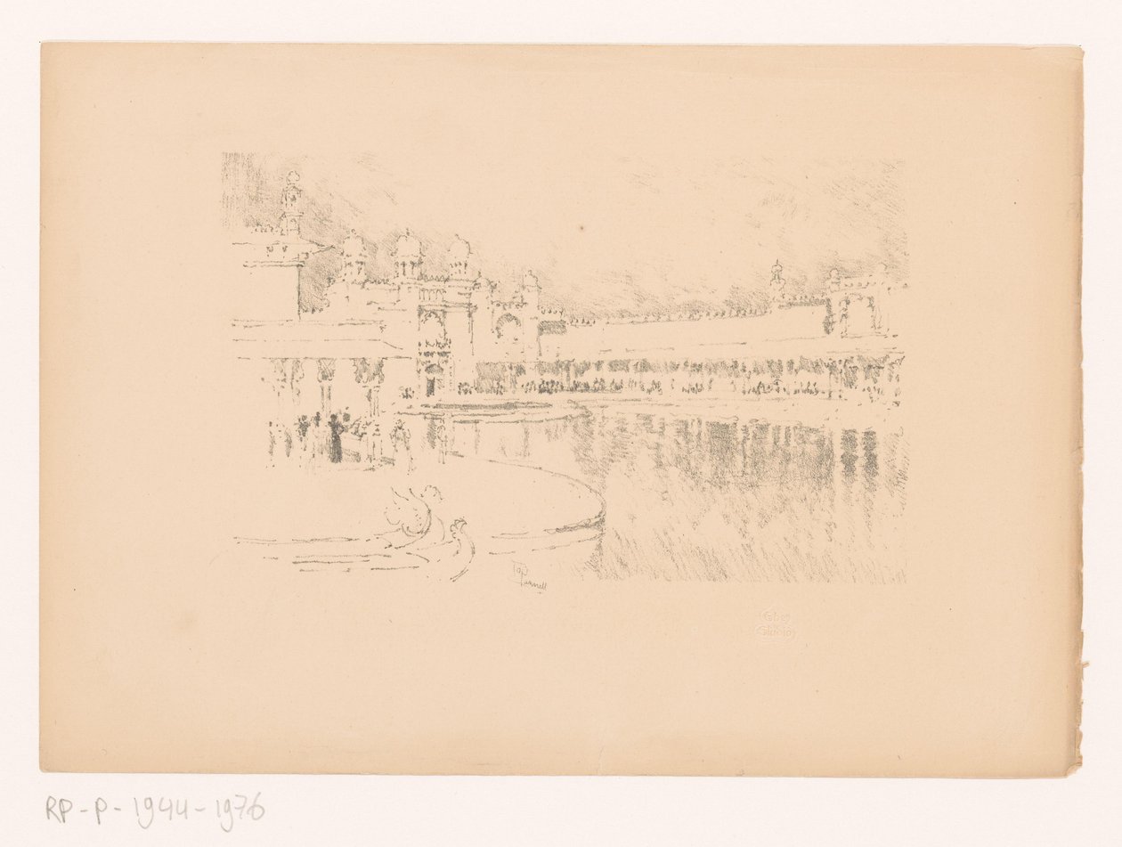 View of Pond by Joseph Pennell
